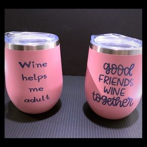 Wine tumbler that is perfect around the pool!